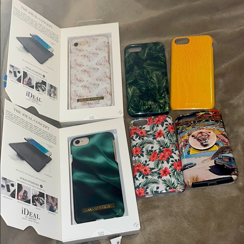 iPhone 7/8 cases (IdealofSweden, burga, society6)